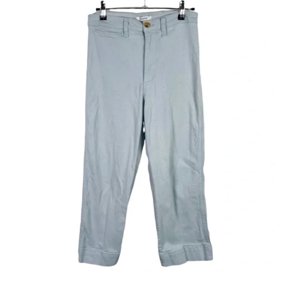 Madewell Slim Emmett Wide-Leg Crop Pants in Speckle - Picture 1 of 6